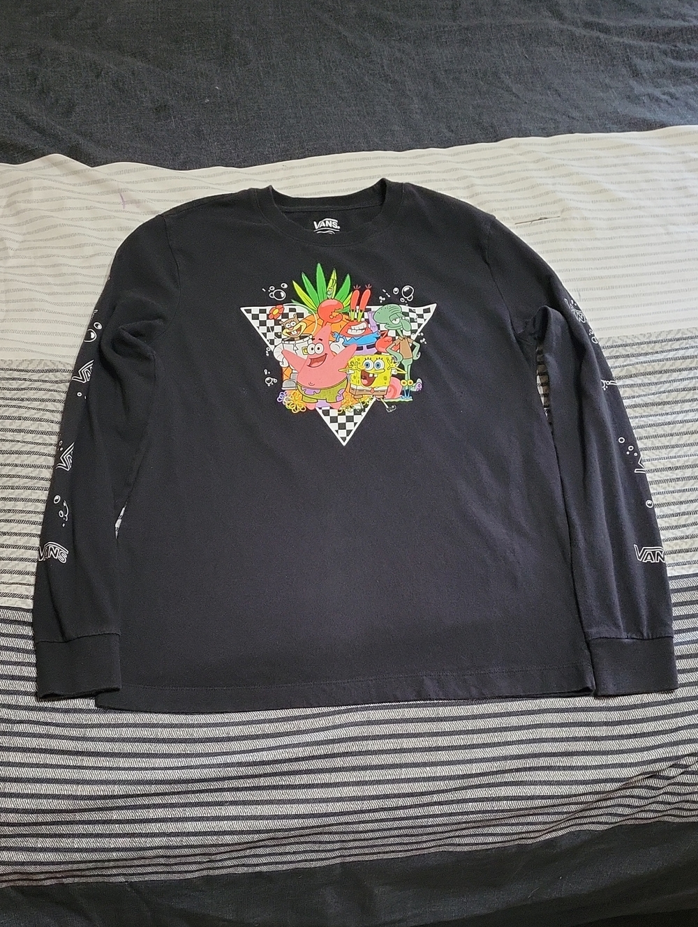 VANS SPONGEBOB long sleeve t shirt